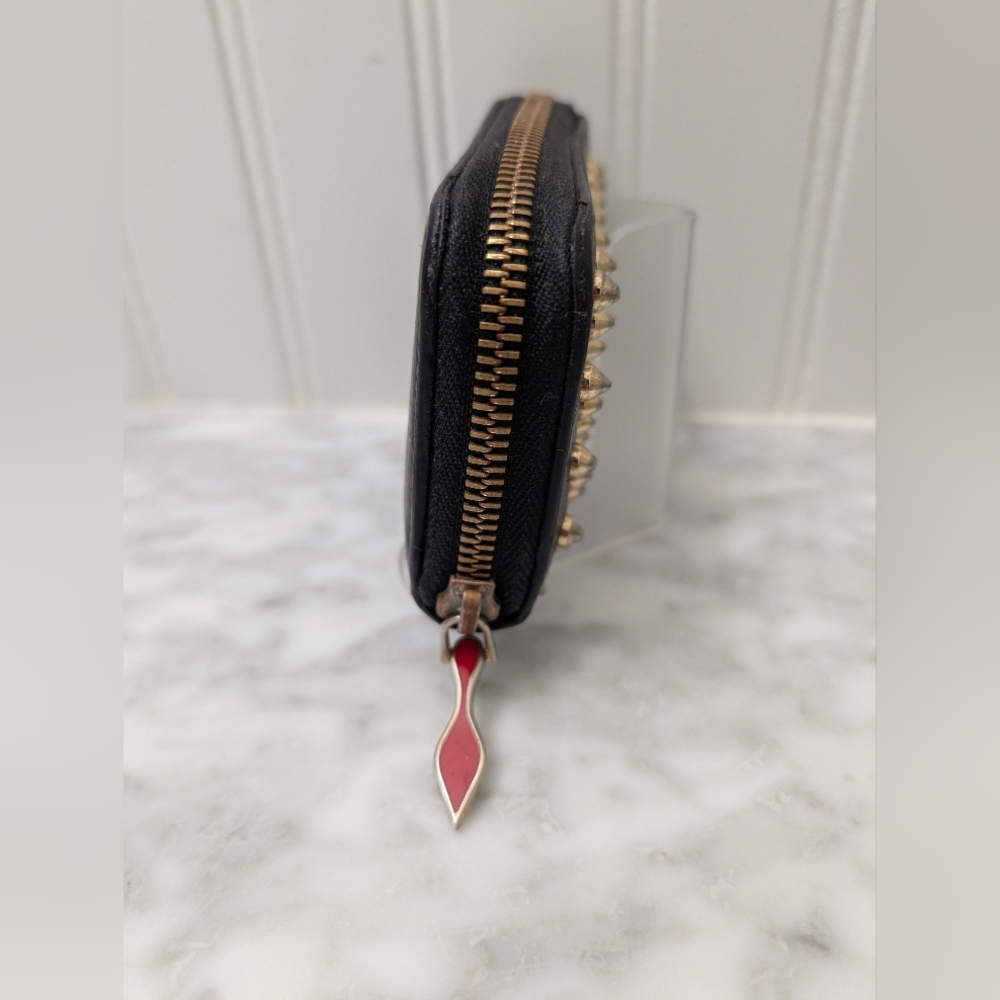 Christian Louboutin Small Panettone Zip-Around Coin Wallet - Picture 3 of 8